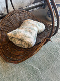 green toile blanket - sage
