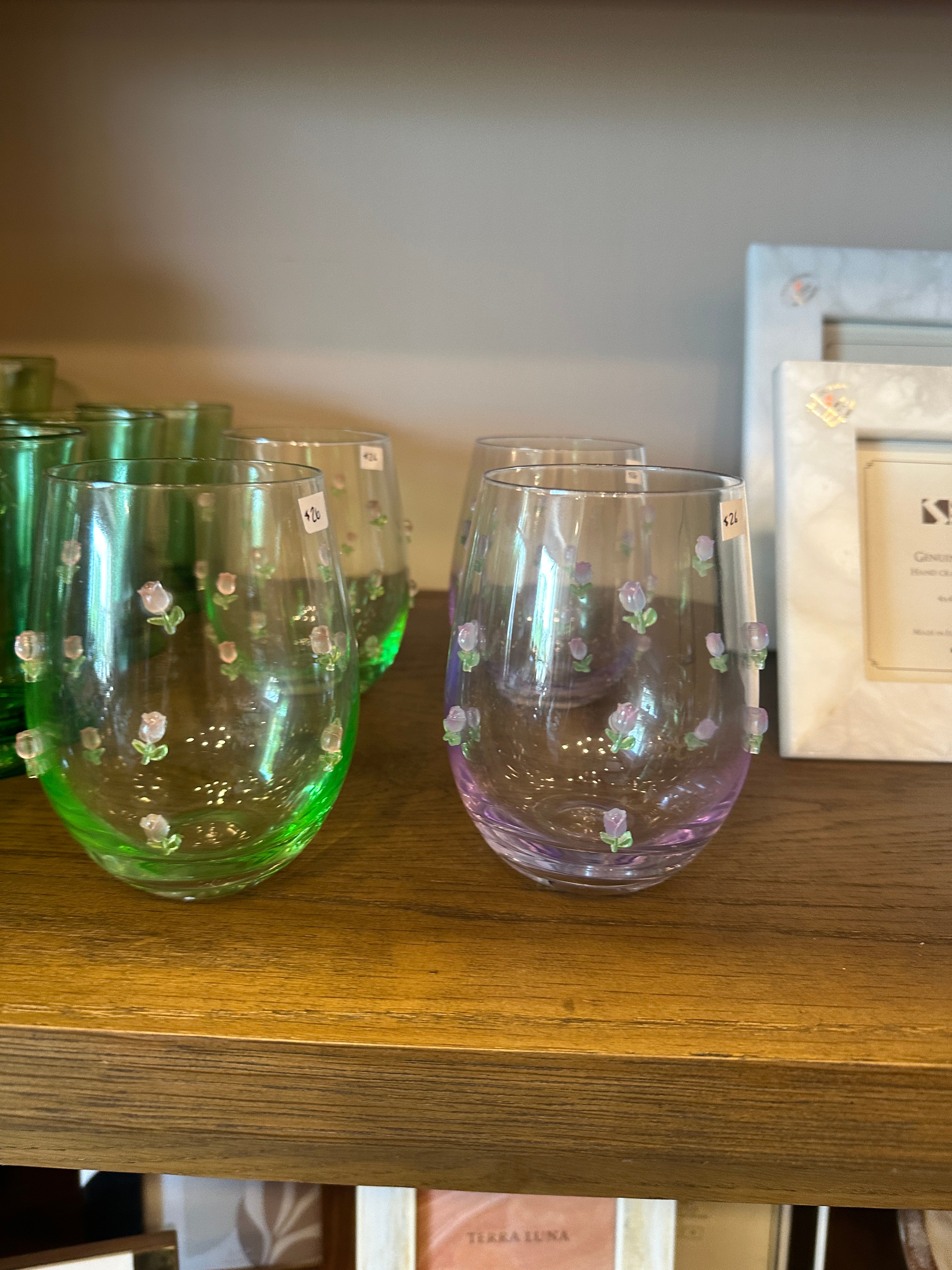 Mint Green French Glasses