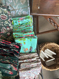 Cotton Napkin - Green Floral